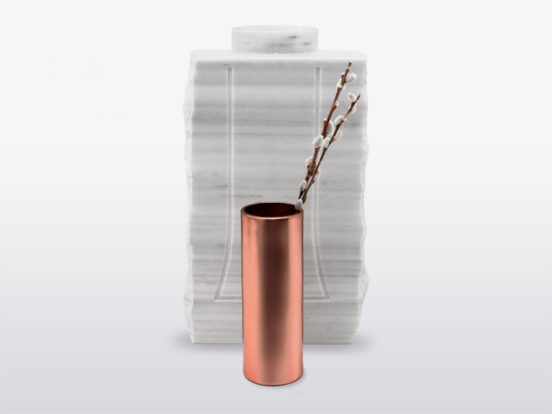 Marble design vase designed in London